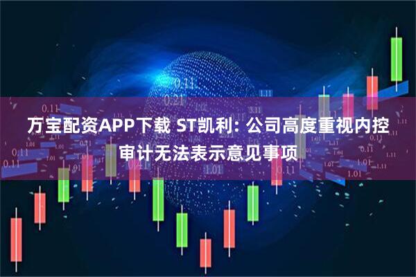 万宝配资APP下载 ST凯利: 公司高度重视内控审计无法表示意见事项